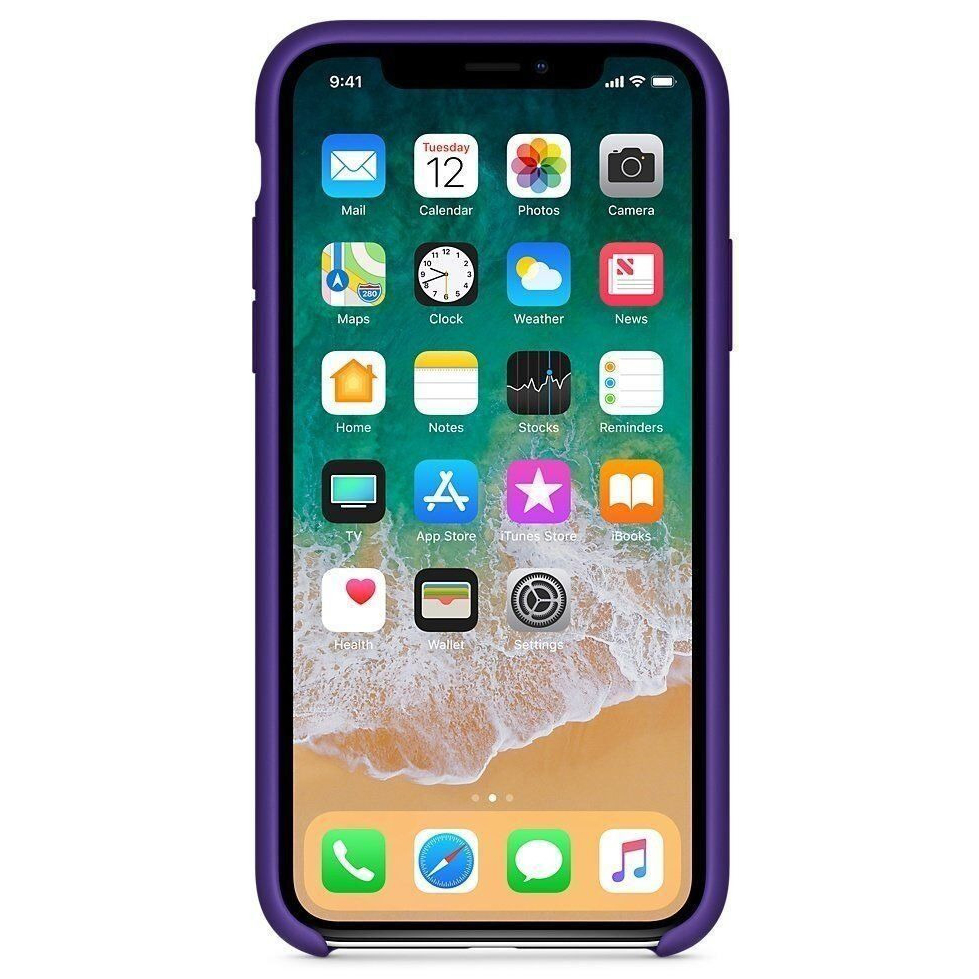 Silicone Case (AA) для iPhone 11 (6.1") (Ultra Violet)-1